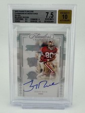 2022 Panini Flawless Champions 3/X Signatures Silver Jerry Rice Auto 49ers /20
