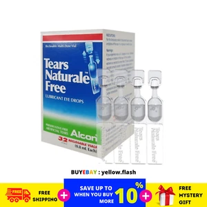 1 x Lubricante gotas para ojos secos ALCON TEARS NATURAL FREE 32 viales (0,8 ml/cada uno) - Imagen 1 de 8