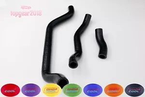 FOR Suzuki VL800 Intruder Volusia C50 Silicone Coolant Radiator Hose Black Set - Foto 1 di 11
