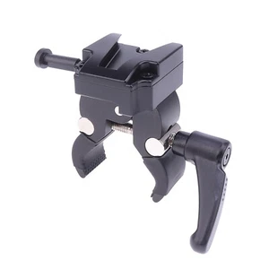 V-Mount Battery Adapter with Super Clamp for Light Stand Pipe Tripod Support Rod - Picture 1 of 9