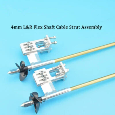 4mm Flex Shaft Cable Stainless Steel Drive Dog Prop Nut Prop Shaft RC Boat #1855 - Image 1 of 4