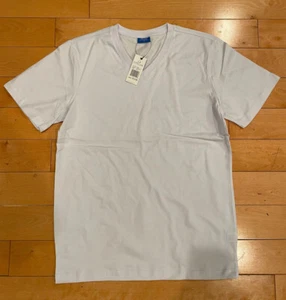 CITY LAB V NECK WHITE T SHIRT TEE 100% COTTON MENS SZ SMALL - LARGE - Picture 1 of 5