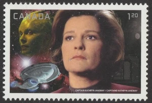 Canada 2983c Star Trek Captain Kathryn Janeway $1.20 single MNH 2017 - Afbeelding 1 van 1