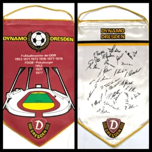 *RAR* Orig. Wimpel SG Dynamo Dresden DDR Oberliga Fußball Erfolge bis 1978 1953 - Bild 1 von 3