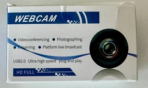 HD 1080P Webcam USB Computer Web Camera With Microphone For PC Laptop Desktop US - Picture 1 of 4