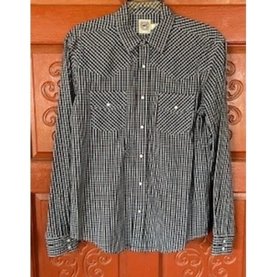 Cinch Western Shirt Long Sleeve Plaid Snap Button Boys Rodeo Cowboy XL 14 - Image 1 of 4