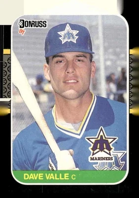 1987 Donruss #610 Dave Valle - Image 1 of 2