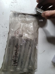 15 Stück 3/8-16x3-1/2 SS Bolzen / Zylinderschrauben 3/8x16x3,5 Schrauben rostfrei - Bild 1 von 3