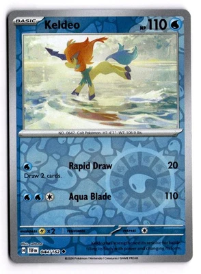 Keldeo - Reverse Holo SV05: Temporal Forces 044/162 - Image 1 of 2