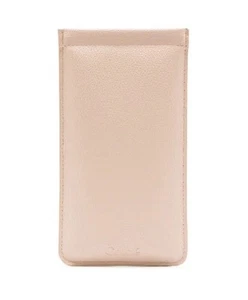 Estuche para gafas suaves de cuero beige claro CHLOE, nuevo - Imagen 1 de 6
