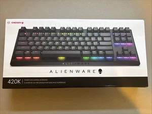 Alienware AW420K Tenkeyless RGB Wired USB Mechanical Gaming Keyboard New Sealed - Afbeelding 1 van 6