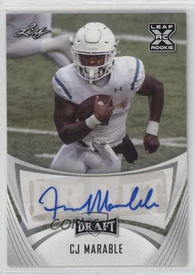2021 Leaf Draft Auto CJ Marable #BA-CJM Rookie Auto RC - Image 1 of 2