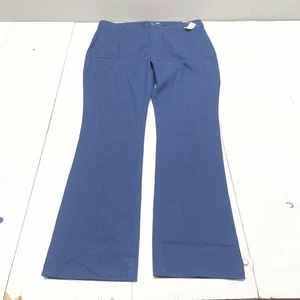 Old Navy Pants Womens 18 Tall Blue High-Rise Flare Adjustable Waist Workwear - Picture 1 of 9