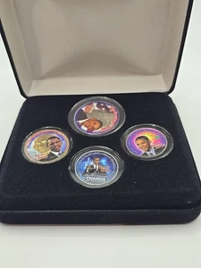 Juego de 4 monedas The Obama Change Collection | Primer estuche conmemorativo como nuevo original - Imagen 1 de 3
