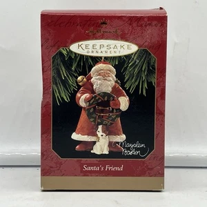 1997 Hallmark Andenken Weihnachtsschmuck Santa's Friend - KOSTENLOSER VERSAND - Bild 1 von 4