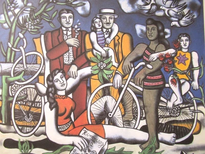 FERNAND LEGER: Schöne Lithographie limitiert auf 300 Exemplare, signiert 50x65cm - Bild 1 von 4