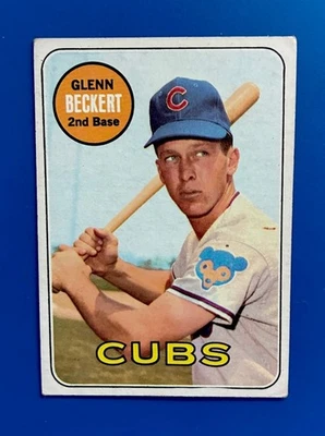1969 Topps #171 Glenn Beckert, Chicago Cubs Foto 1 de 3