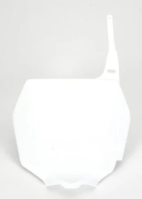 Placa de matrícula delantera UFO Plastics - blanca motocicleta bicicleta de calle moto de cross 11-6330 Foto 1 de 4