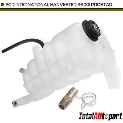 Depósito de refrigerante del motor con tapa para International Harvester 9900i ProStar 4,9 L Foto 1 de 4