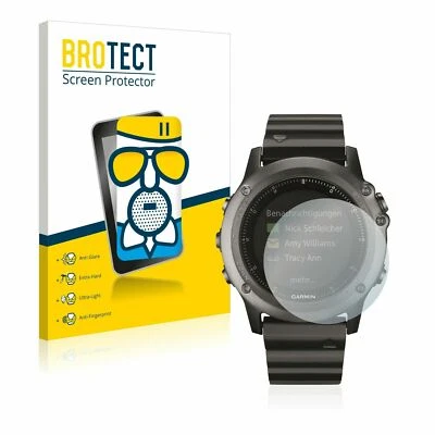 Protector de pantalla de vidrio templado MATE Brotect® AirGlass® para Garmin fenix 3 Foto 1 de 4