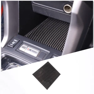 Carbon Center Console Storage Box Mat Trim Sticker For Subaru Forester 2013-2018 - Picture 1 of 12
