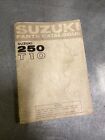 Rare Genuine Suzuki 250 T10 Dealer Workshop Parts Catalogue 1967