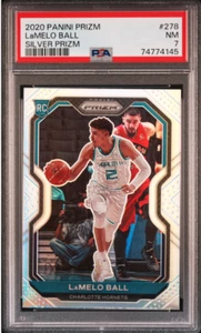 2020-21 Panini Prizm LaMelo Ball #278 RC Rookie Hyper PSA 7 - Bild 1 von 2