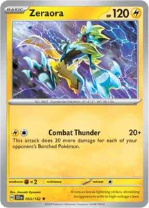Zeraora - 055/142 - Holo Rare Stellar Crown Pokémon Card - NM/M! - Bild 1 von 1
