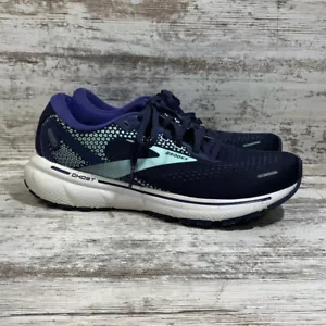 Zapatos para correr Brooks Ghost 14 para mujer 9,5 azul marino transpirables - Imagen 1 de 8