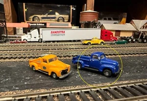 Smart Toys Pickup Truck 1950's - Blue near 1/87 HO Scale Diecast LN - Picture 1 of 2