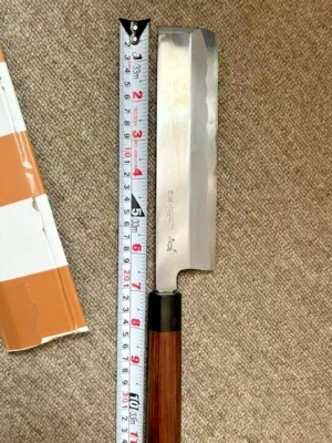 Cuchillo Usuba Cocina Japonesa Aritsugu Bisel Único 195mm Usado Foto 1 de 3