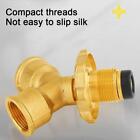 3 Way Gas POL Adapter Y Connector For Propane Gas Bottle Pig Tail Hose 2023 UKS