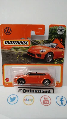 Matchbox 2019 Volkswagen Beetle convertibile 2022-014 (CP02) - Immagine 1 di 2