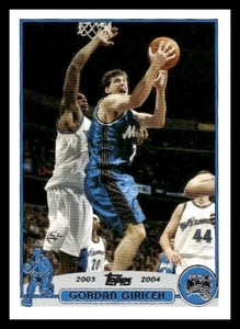 2003 Topps #158 Gordan Giricek Orlando Magic Basketball card