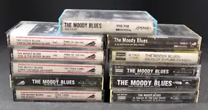 THE MOODY BLUES 11 Cassette Lot ROCK Question Of Balance SEVENTH SOJOURN - Picture 1 of 9