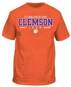 Clemson Tigers Men's Orange Stadium Short Sleeve T Shirt - Picture 1 of 5