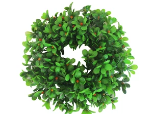 ADVENT WEIHNACHT KRANZ CHRISTMAS Ø30cm Bux Buchsbaum Pflanzen Schmuck Wohndeko - Bild 1 von 2