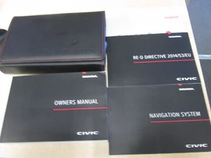 HONDA CIVIC OWNERS PACK / HANDBOOK / MANUAL 2016-2021 INC SAT NAV - Picture 1 of 3