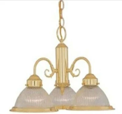 Designers Fountain 4254-PB 3 Light Down Light Chandelier - Brass - Image 1 of 4