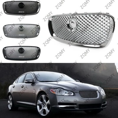 Grelha de malha para-choque dianteiro de carro Jaguar XF X-F 2008 2009 2010 2011 - Imagem 1 de 4