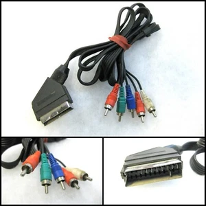 SCART to AV Component Composite Audio Video 5 RCA Plugs Adapter Wiring - Picture 1 of 1