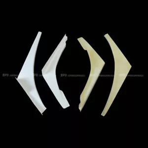 Fit Mitsubishi EVO 7 8 9 VTX Cyber Fiber Glass Bumper Canard 4 Pcs Large Type 1 - Imagen 1 de 9