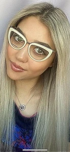 Nuevo marco de anteojos DSQUARED2 DQ 5238 025 50 MM blanco ojo de gato para mujer - Imagen 1 de 8