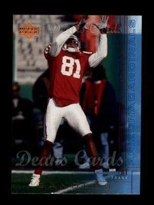2000 Upper Deck #5 Frank Sanders Cardinals-FB Auburn 8 - NM/MT - Image 1 of 1