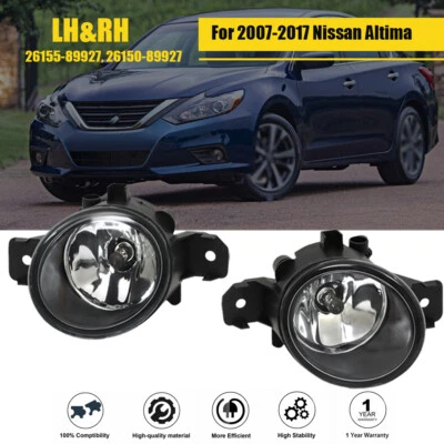 Par de luces antiniebla laterales conductor + pasajero nuevas halógenas para Nissan Altima 2007-2017 Foto 1 de 4