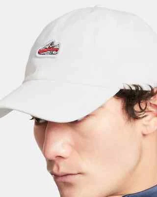 Nike Dri FIT Club Unstructured Air Max 1 Cap Hat Adult L/XL Men White FN4402 100 - Image 1 of 4