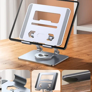 Metal 360° Adjustable Tablet Phone Stand Desk Mount Holder For iPad Pro 12.9 - Picture 1 of 23