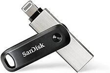 SanDisk 128GB iXpand Flash Drive Go with Lightning and USB 3.0 connectors, for i