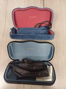 astuccio per occhiali gucci VELLUTO NERO O AZZURRO - Foto 1 di 3
