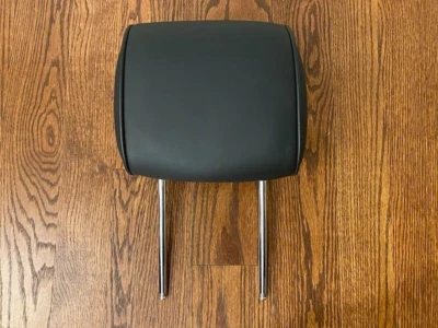 2008 2009 Jaguar XJ8 X358 FRONT Headrest OEM Black Leather with Black Piping - Image 1 of 4